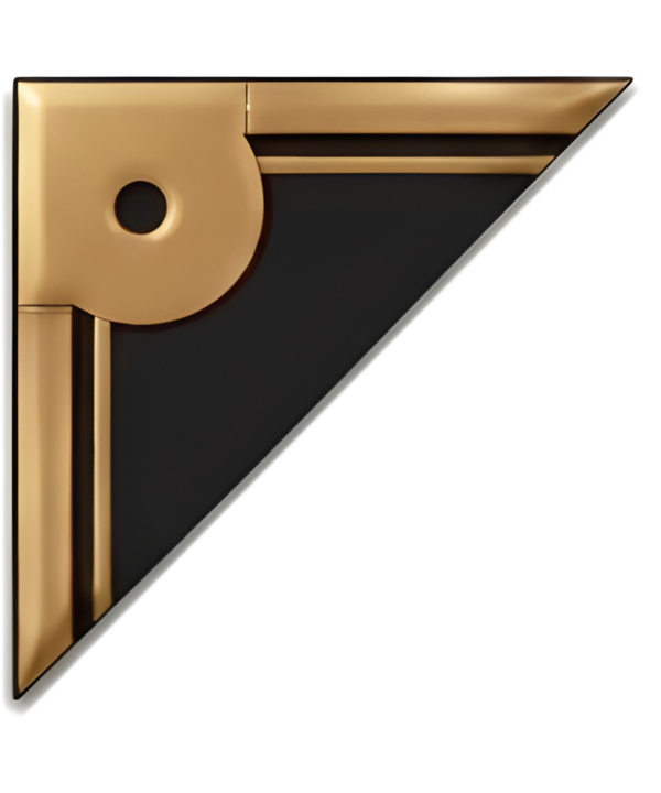 Deco Line Bronze Decorative Border Corner – PBB5