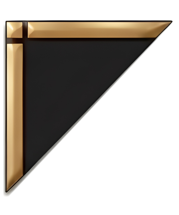 Contemporary Line Bronze Decorative Border Corner – PBB6