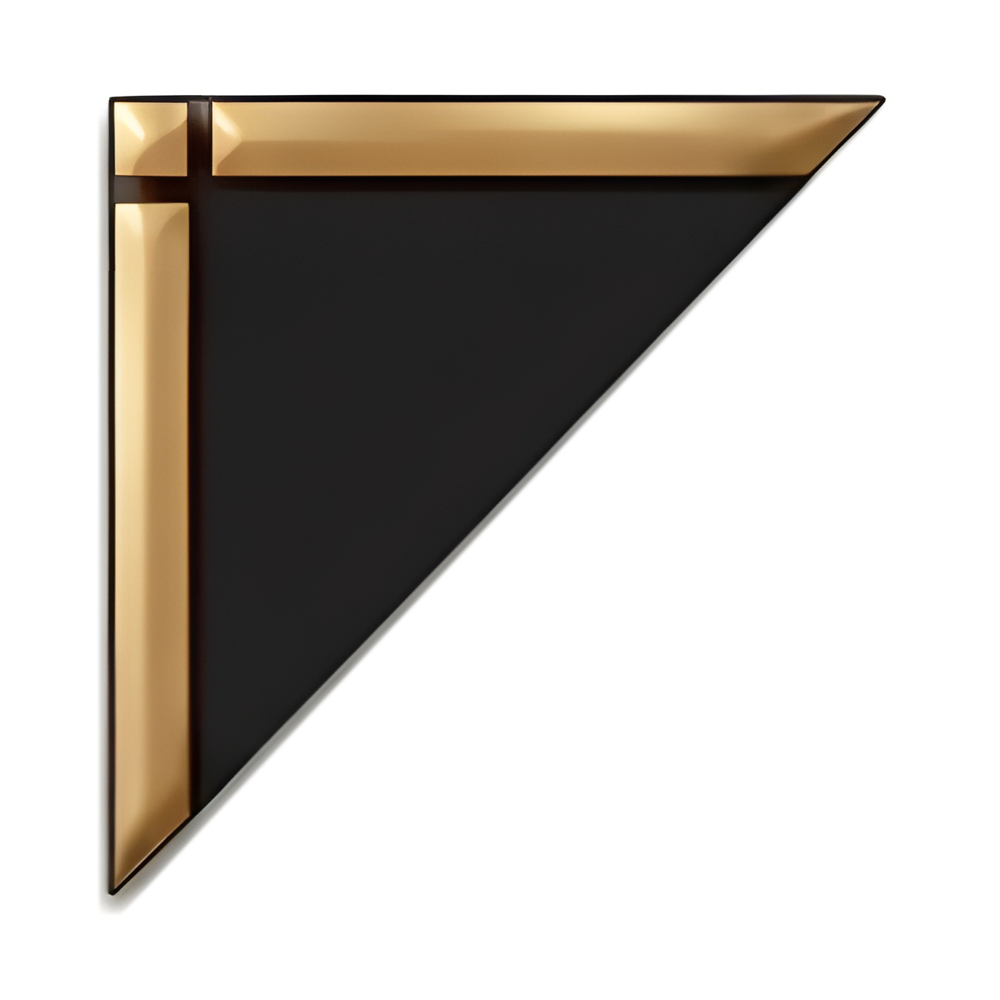 Contemporary Line Bronze Decorative Border Corner – PBB6