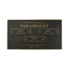 Three Interchangeable Bronze Memorial Plaques