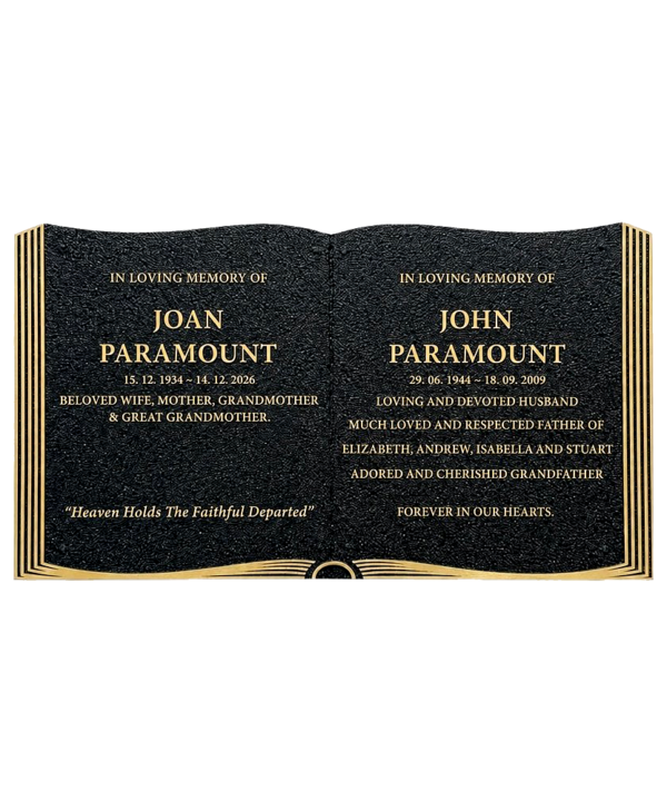 Product Title: Book of Remembrance — Base & 2 Pages