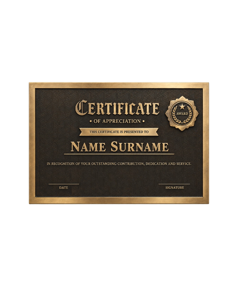 Recognition & Award Plaques