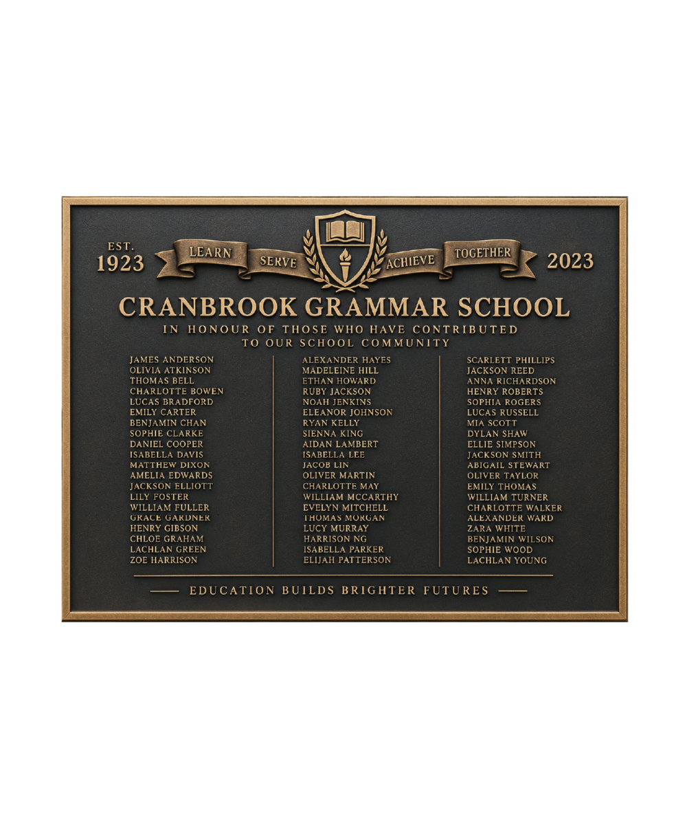3D Raised Relief Plaques