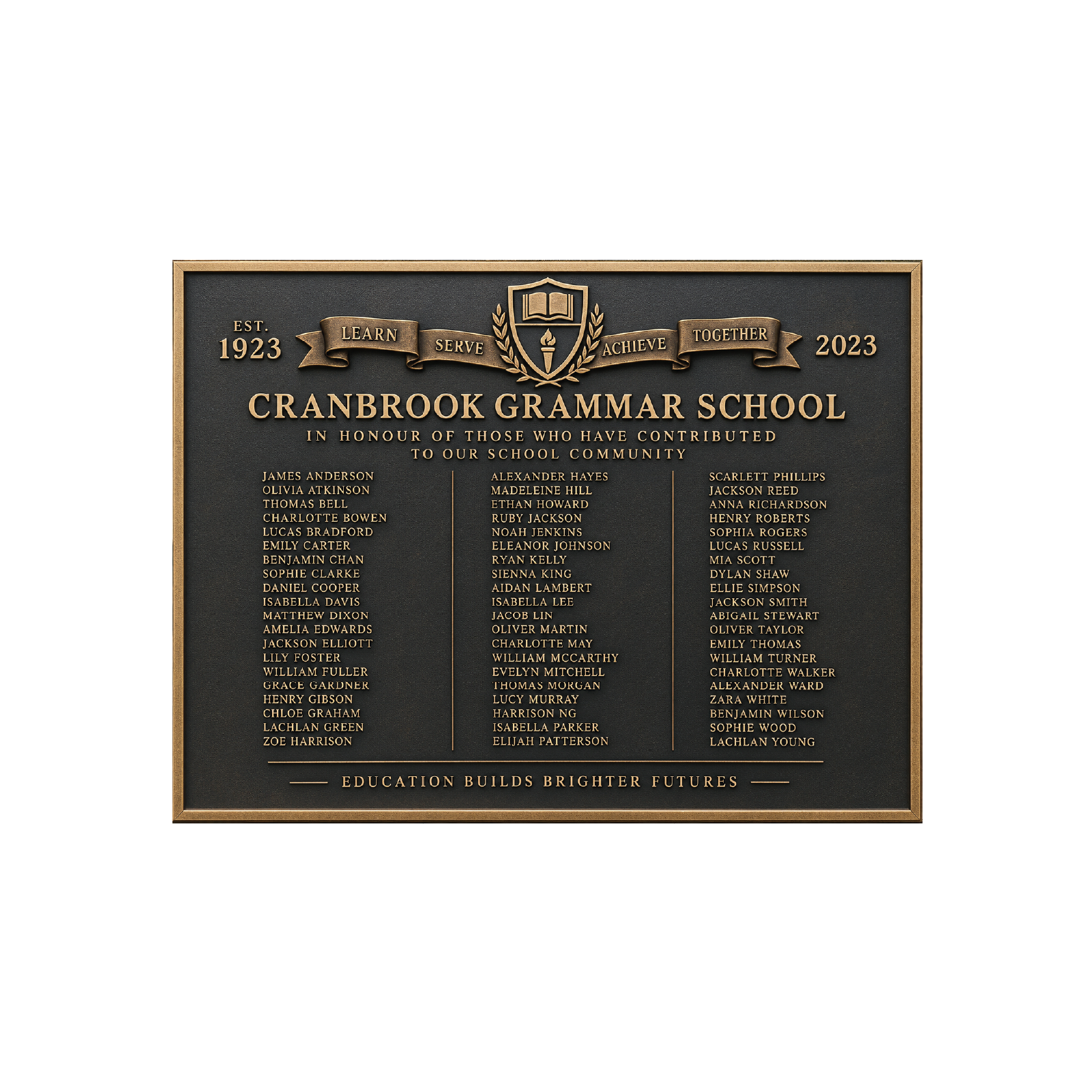 3D Raised Relief Plaques