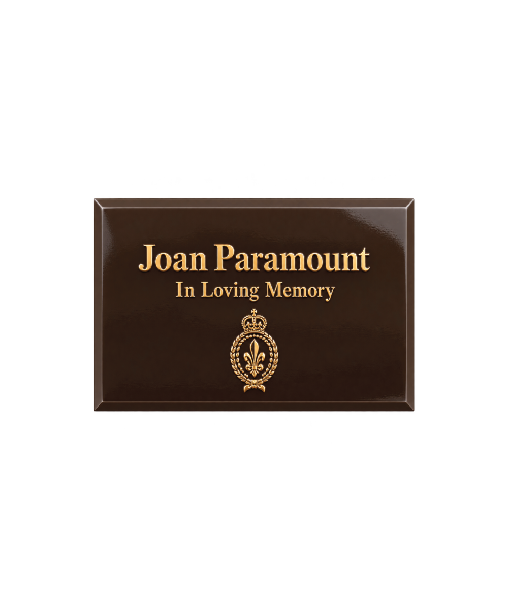 War grave plaque