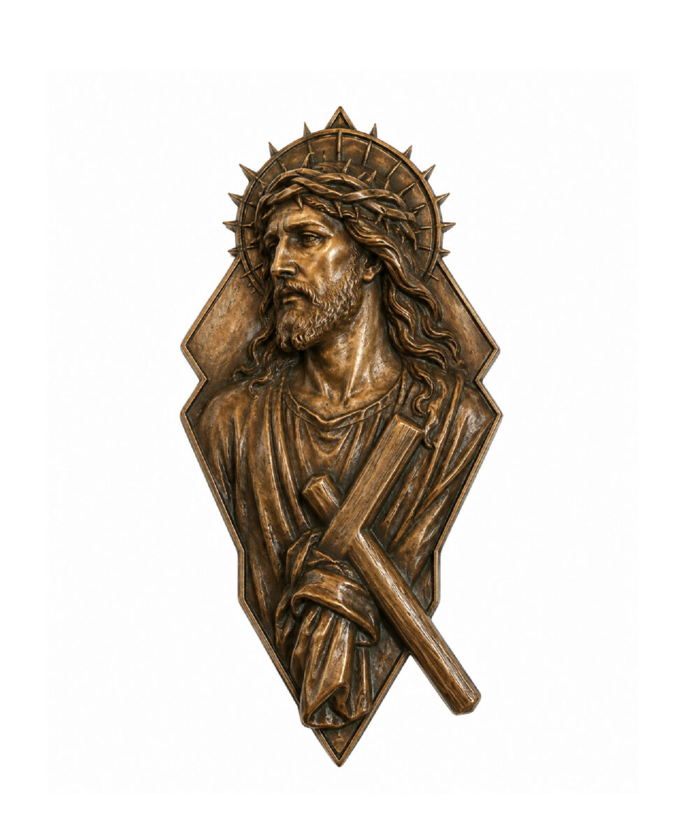 Bronze Christ with Cross